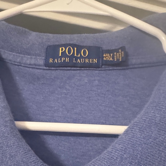 Polo by Ralph Lauren Men's Classic Blue Polo Shirt - Picture 2 of 3